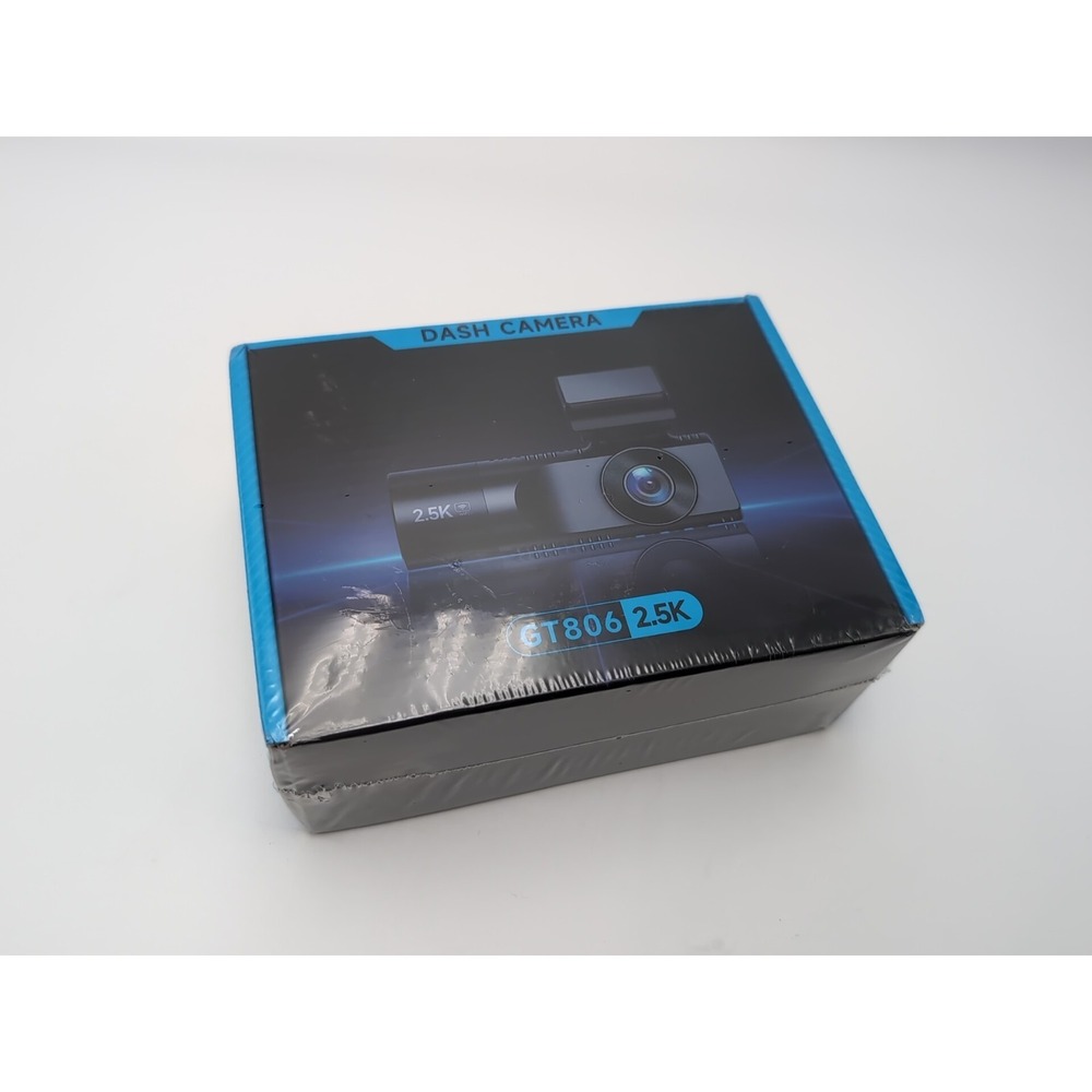 3 Channel‎ Dash Cam, 2.5K Dash Camera Front and Dual 1080P Inside/Rear Black New